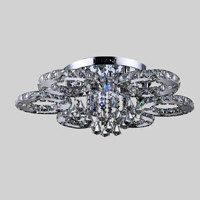 1-Light 80 cm Ceiling Light LED Chandelier Crystal Flush Mount Lights