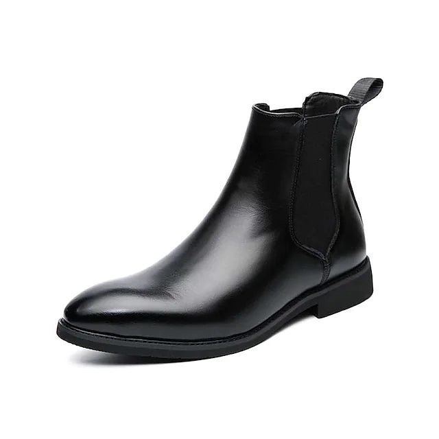 Men's Boots Chelsea Boots Classic British Daily Outdoor PU