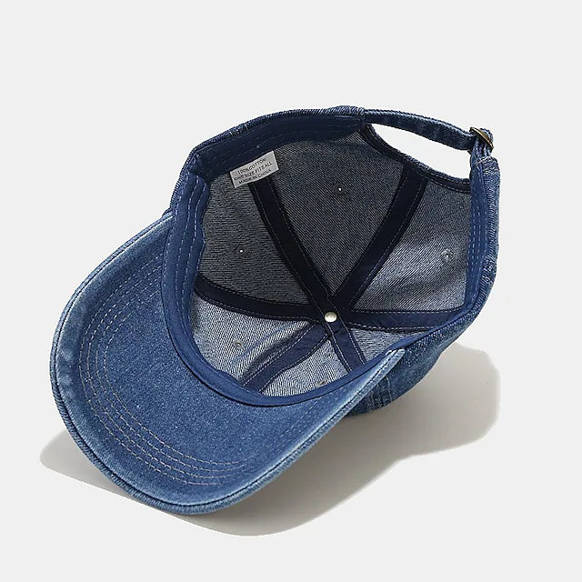 New Arrived Black Dark Blue Denim Baseball Cap Snapback Hats
