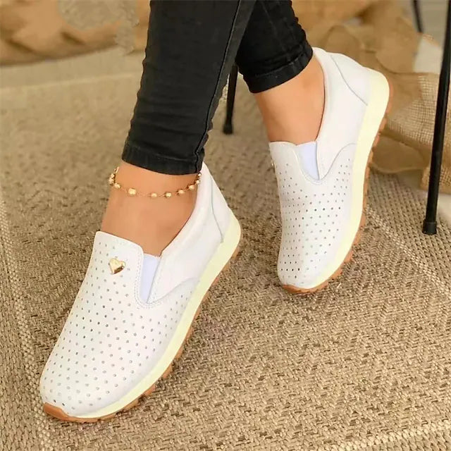Women's Slip-Ons Plus Size Daily Flat Heel Round Toe Casual Sweet