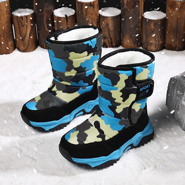 Boys and Girls Boots Mid-Calf Boots Snow Boots PVC Leather Casual / Daily Snow Boots