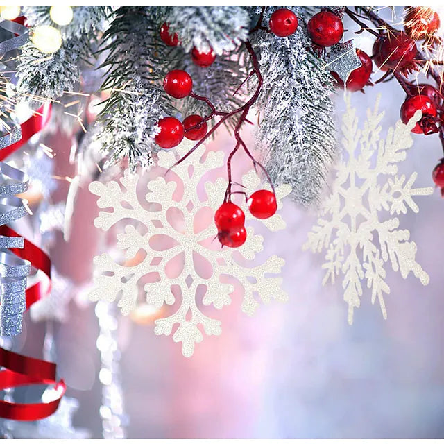 30pcs Christmas Trees / Snowflake decoration / Outdoor Nativity Scenes