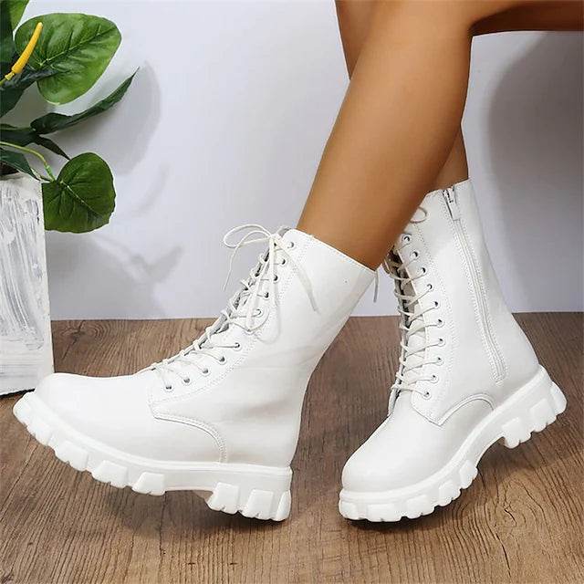 Women's Boots Combat Boots Plus Size Outdoor Daily Booties Ankle Boots