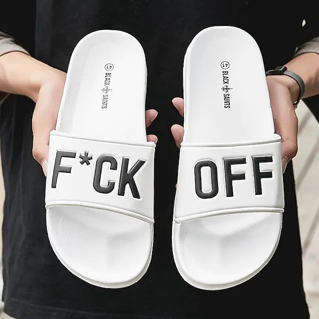 Men's Stylish Slippers & Flip-Flops Casual Beach Daily Trendy Home Slides