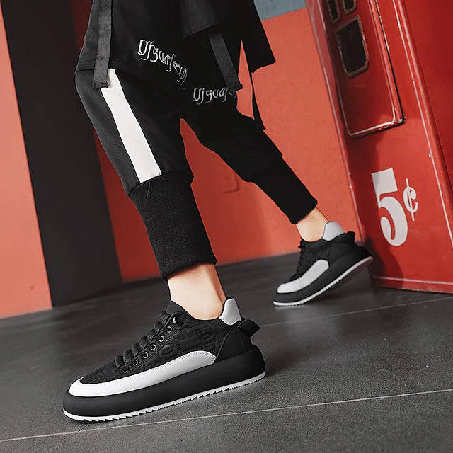 Men's Sneakers Sporty Look Comfort Shoes Casual Athletic Walking Shoes