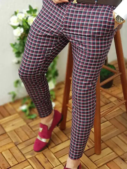 Men's Fashion Streetwear Chinos Trousers Pocket Pants