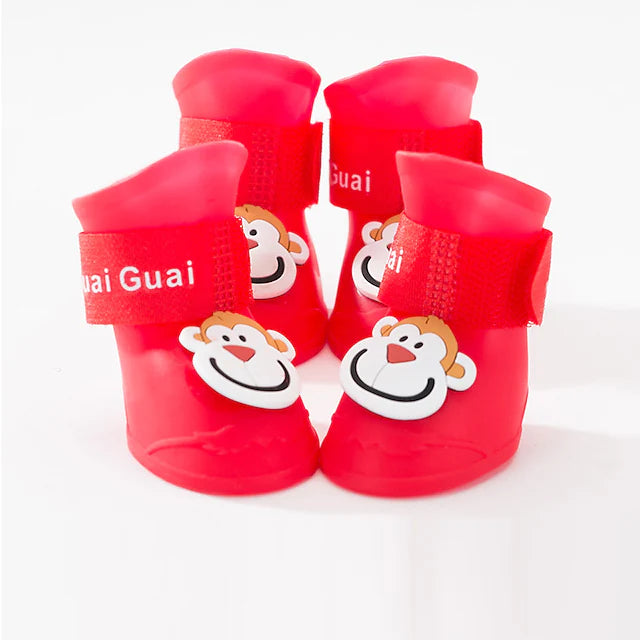 Dog Boots / Shoes Cartoon Fashion Cute Casual / Daily Outdoor Dog Clothes