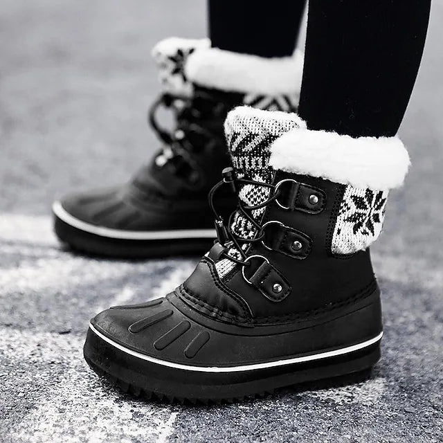 Boys Girls' Boots Daily Casual Boots Ankle Boots Casual Knit Water Resistant Breathability