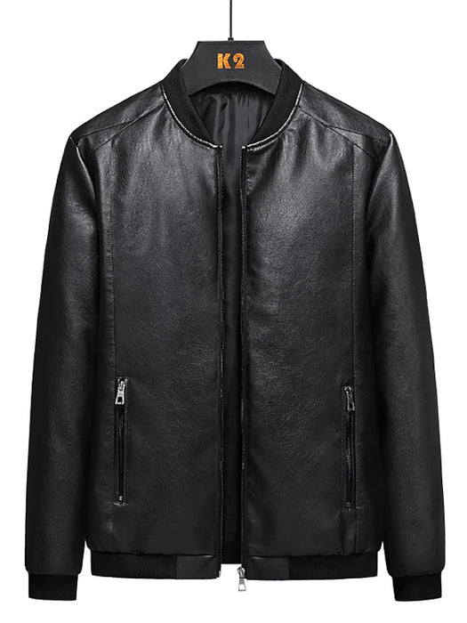 Men's Jacket Street Athleisure Daily Fall & Winter Coat Stand Collar