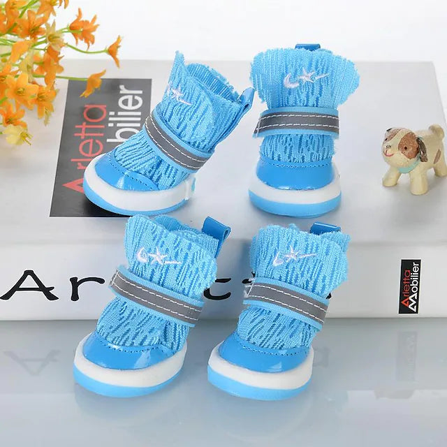 Dog Shoes Summer Can Not Drop Teddy Set Of 4 Pet Supplies Small Dog Set Breathable Sandals Wholesale