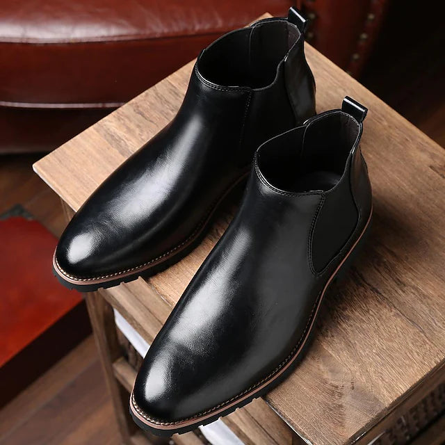 new men's set foot casual chelsea boots korean fashion fashion short boots