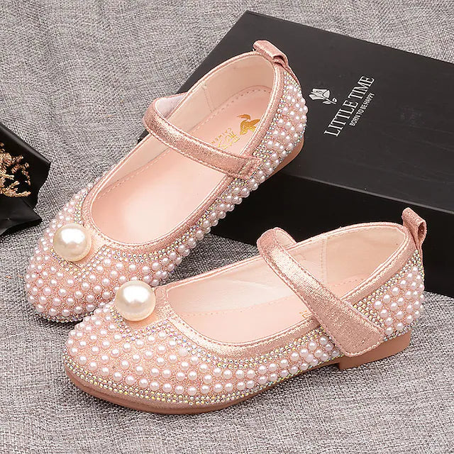 Girls' Heels Flower Girl Shoes Princess Shoes School Shoes Rubber PU