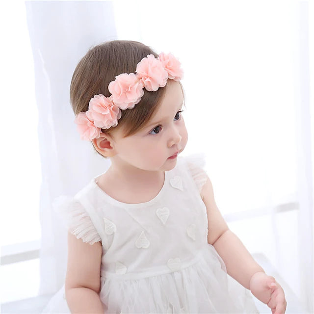 1pcs Baby Girls' Sweet Casual / Daily Wear Floral / Solid Colored Floral Style