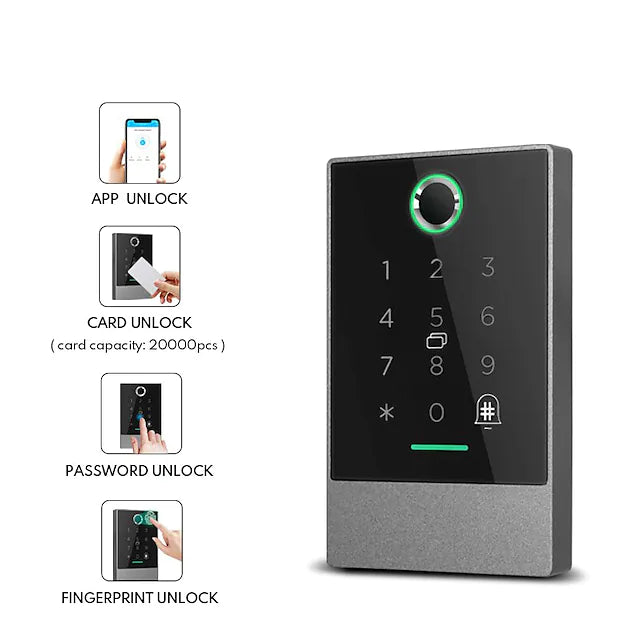 NX4 Plastics Intelligent Lock Smart Home Security System Password unlocking