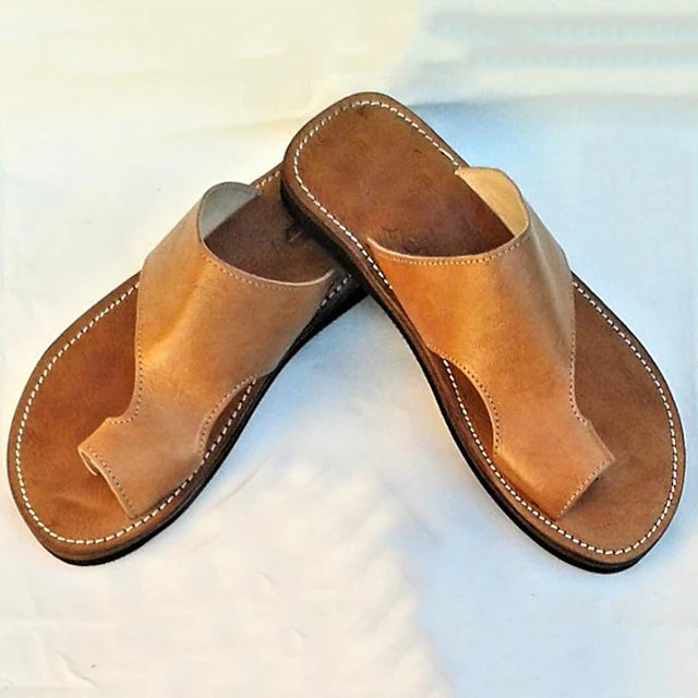 Men's Sandals Casual Vintage Beach Daily Outdoor Beach PU