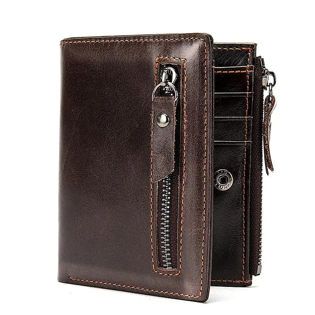 Men's Baguette Bag Wallet Nappa Leather Cowhide