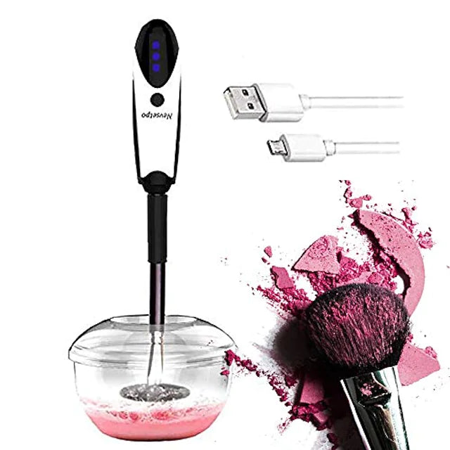 nevsetpo makeup brush cleaner dryer 2 in 1 professional make up brushes cleaner