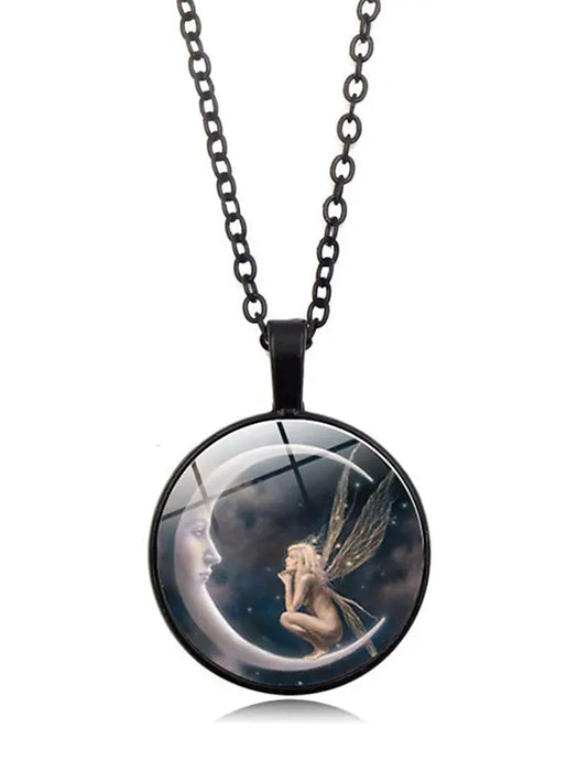 Women's necklace Fashion Street Moon Necklaces