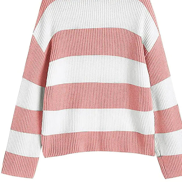 Kids Girls' Sweater Stripe Daily Long Sleeve Fashion Cotton 5-12 Years