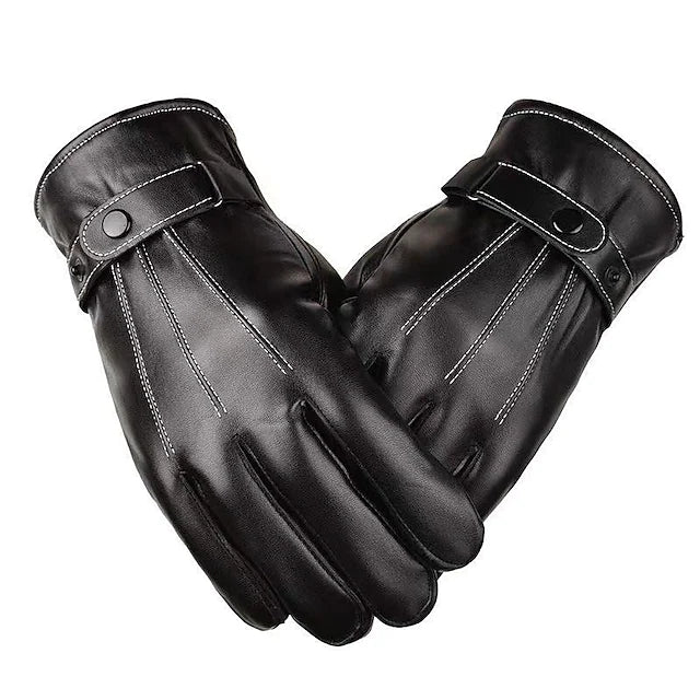 Men's Warm Winter Gloves Outdoor Daily Holiday Solid / Plain Color Polyester