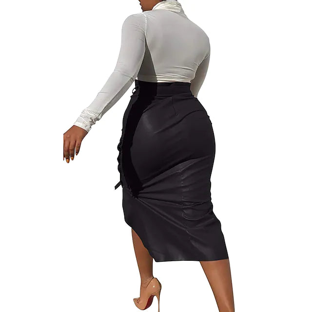Women's Business Elegant Pencil Bodycon Skirts