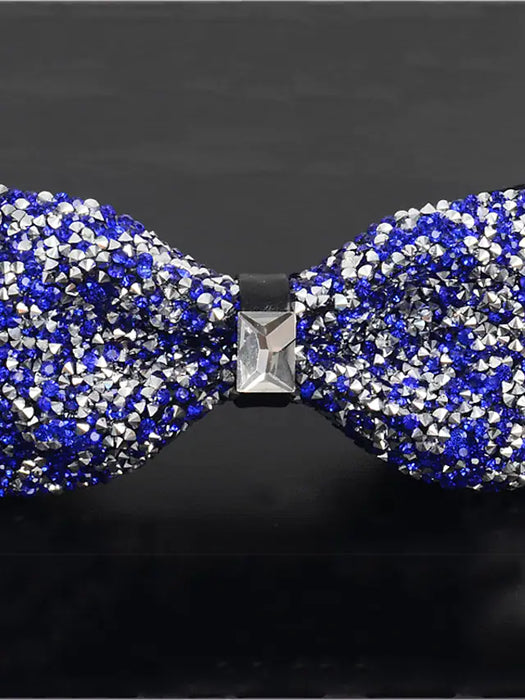 Men's Party Bow Tie Bow Fashion men's diamond-studded star bow tie