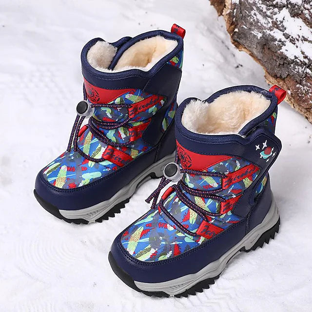 Boys Boots Daily Casual Boots Casual Snow Boots PU Big Kids(7years +) Little Kids(4-7ys)