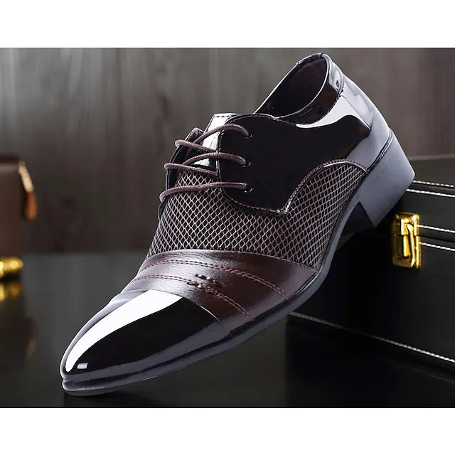 Men's Oxfords Dress Shoes Derby Shoes Business Classic British