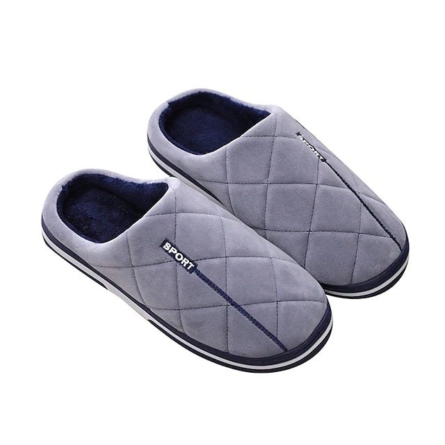 Men's Unisex Slippers & Flip-Flops Warm Slippers Fleece Slippers Casual