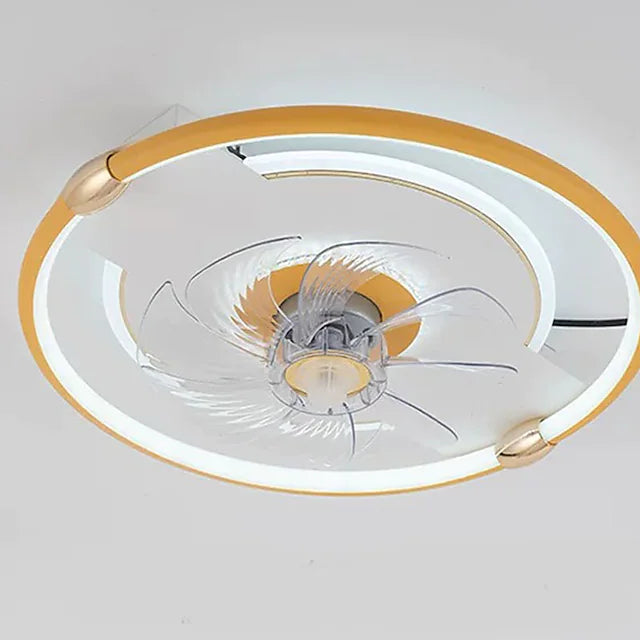 50cm LED Ceiling Fan Light Ceiling Fan Metal Painted Finishes Modern 220-240V