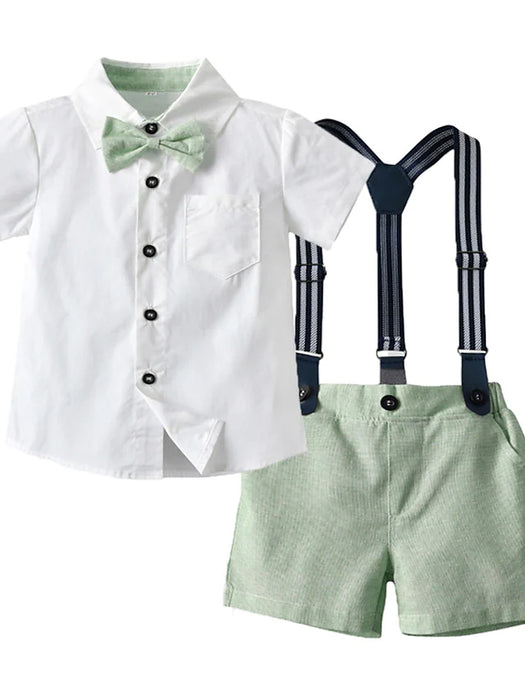 Party Two-piece Suit ( Shirt Pants ) Kids Boys Ring Bearer Suits