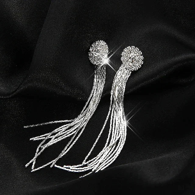 Women's Drop Earrings Earrings Tassel Fringe Vertical / Gold bar Fashion Simple