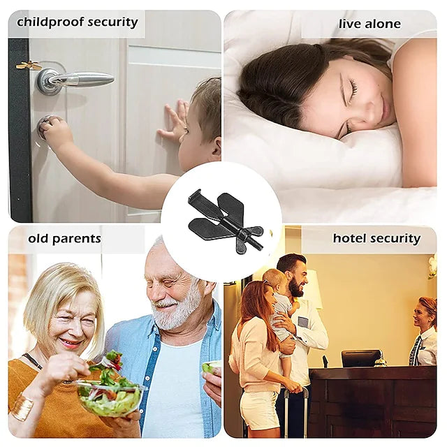 Portable Hotel Door Lock Live alone Self-Defense Door Stop Travel Anti-theft Door Stopper