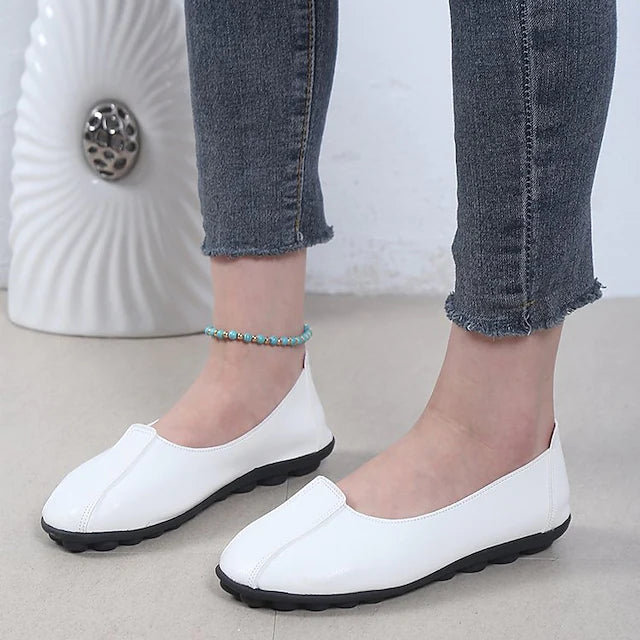 Women's Flats Plus Size Daily Flat Heel Round Toe Casual Walking Shoes