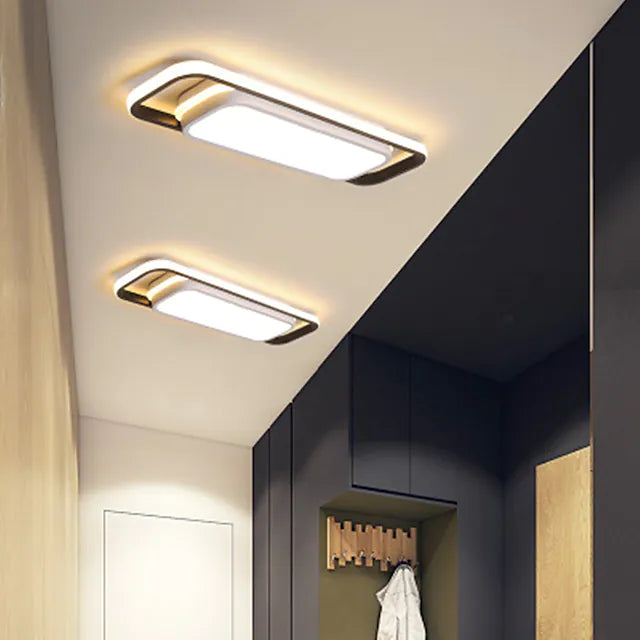 Strip Led Ceiling Light Modern Simple North European Entry Porch Balcony Cloakroom Light 18W