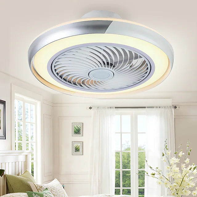 Ceiling Fan with Lights Remote Control, Indoor Low Profile Modern
