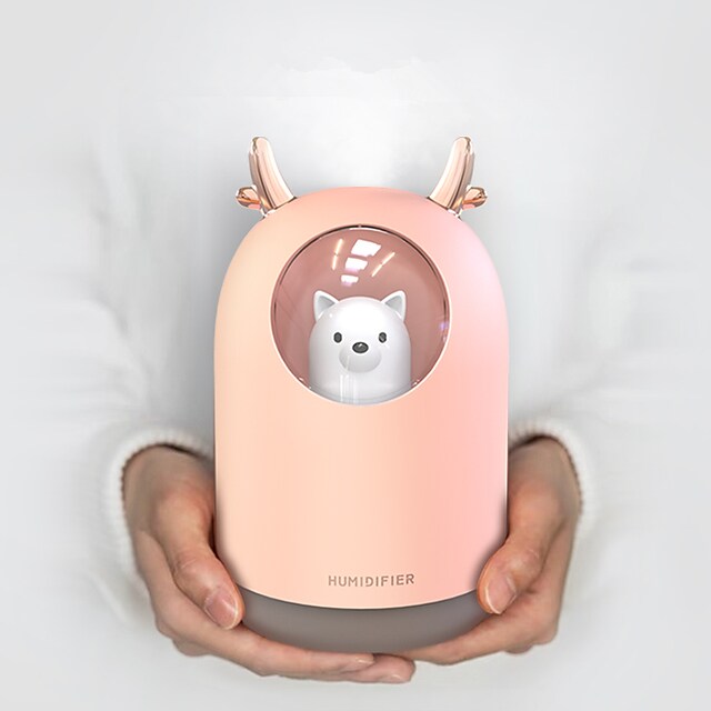 Home Appliances USB Humidifier 300ml Cute Pet Ultrasonic Cool Mist Aroma Air Oil