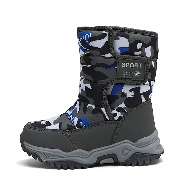 Boys and Girls Boots Mid-Calf Boots Snow Boots PVC Leather Casual / Daily Snow Boots