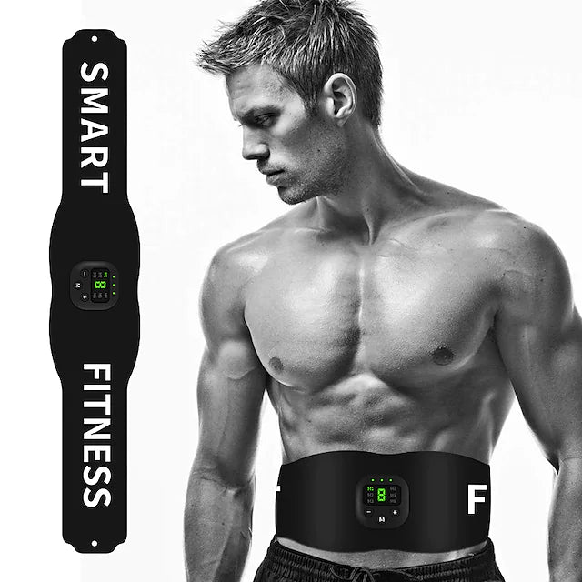 Abs Stimulator Abdominal Toning Belt EMS Abs Trainer Sports Silicon Gym Workout