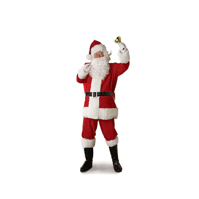 Santa Suit Santa Claus Santa Clothes Adults Adults' Men's Halloween Christmas