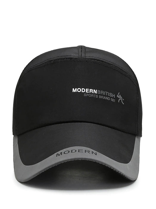 Men's Baseball Cap Black Red Polyester Print Simple Outdoor Outdoor