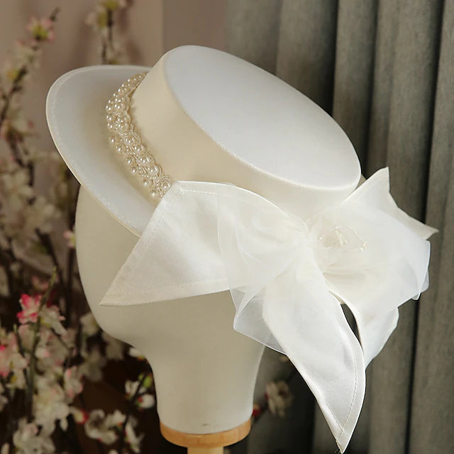 Hats Flax Bucket Hat Horse Race Ladies Day Melbourne Cup Elegant