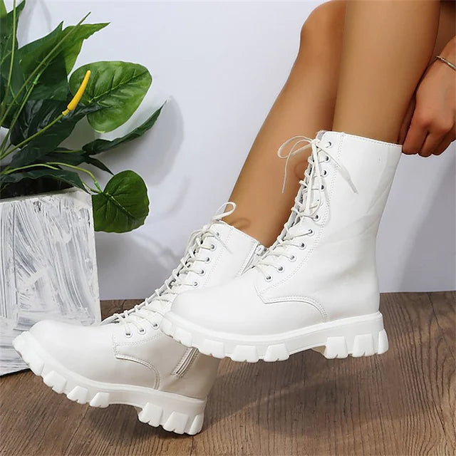 Women's Boots Combat Boots Plus Size Outdoor Daily Booties Ankle Boots