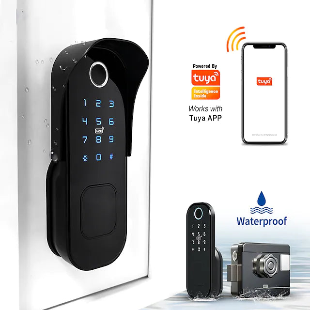 X4 Aluminium alloy Intelligent Lock Smart Home Security System Fingerprint unlocking