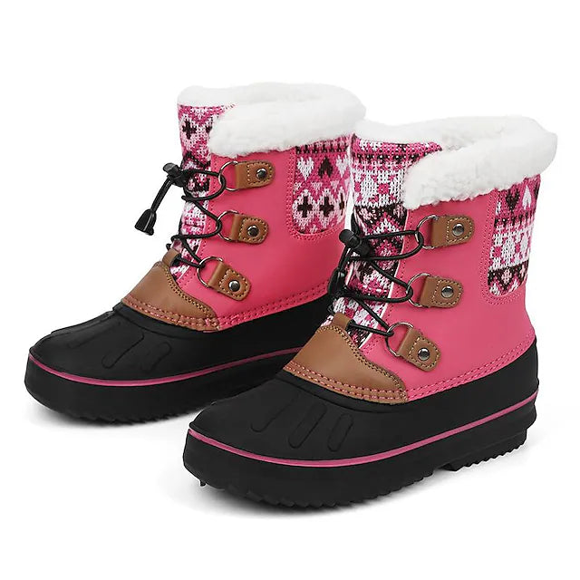 Boys Girls' Boots Daily Casual Boots Ankle Boots Casual Knit Water Resistant Breathability