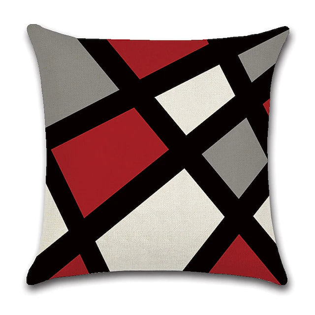 Geometric Double Side Cushion Cover