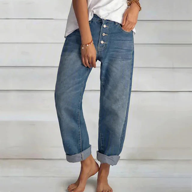 Women's Slacks Pants Trousers Jeans Distressed Jeans Denim