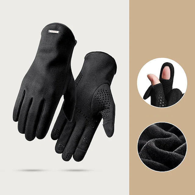 Men's 1 Pair Winter Gloves Gloves Touchscreen Gloves Work Outdoor