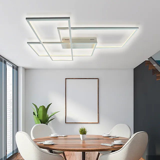 68cm LED Ceiling Light Square Shape Linear Design Flush Mount Lights