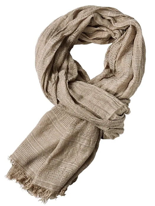 Men's Active Rectangle Scarf - Solid Colored Scarves Classic Winter Scarf